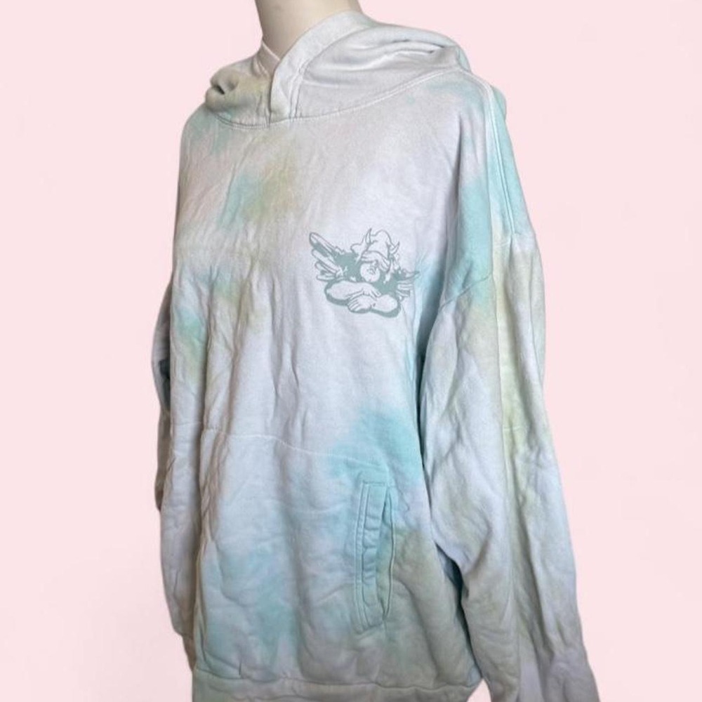 Boys Lie Tie Dye Angel Hoodie — One Size